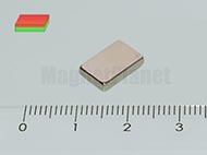 10x7x2 mm N38 NEODYM m�gnes has�b