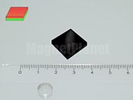 15x15x3 mm N45 NEODYM m�gnes has�b Epoy