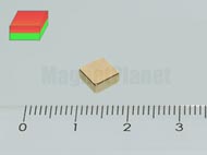 5x5x2 mm N45 NEODYM m�gnes has�b Au