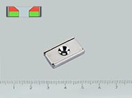 B-POT 20x13x5 mm NEODYM felcsavarozhat� m�gnes has�b