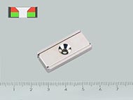 B-POT 30x13x5 mm NEODYM felcsavarozhat� m�gnes has�b