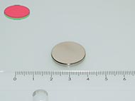 20x1,5 mm N45 NEODYM m�gnes korong