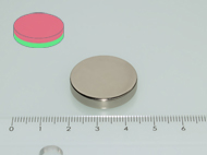 25x5 mm N45 NEODYM m�gnes korong