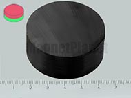 50x15 mm Y35 FERRIT m�gnes korong