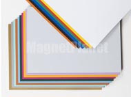 M�gneslap A4x0,5 mm vastag, feh�r, f�lf�nyes