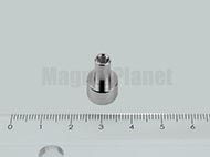 POT-B 10x5 NEODYM r�gz�t� m�gnes menetes h�vellyel