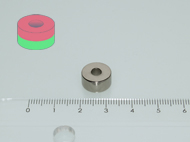 12x6/4 mm N52 NEODYM m�gnes gy�r�