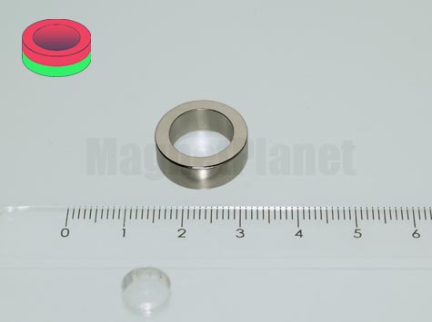 16x6/11 mm N48 NEODYM m�gnes gy�r�