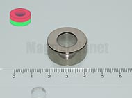 24x8/12 mm N38 NEODYM m�gnes gy�r�