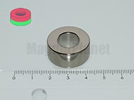 25x8/12 mm N38 NEODYM m�gnes gy�r�