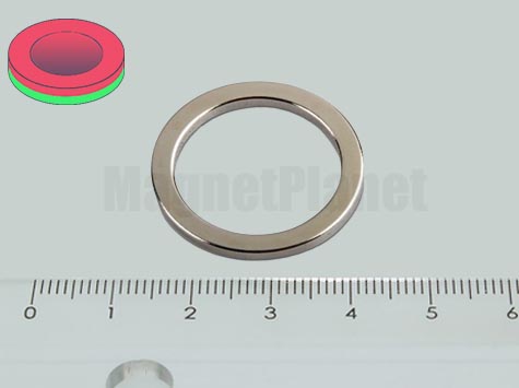 27x3/21 mm N42 NEODYM m�gnes gy�r�