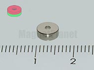 6x3/1.5 mm N38 NEODYM m�gnes gy�r�